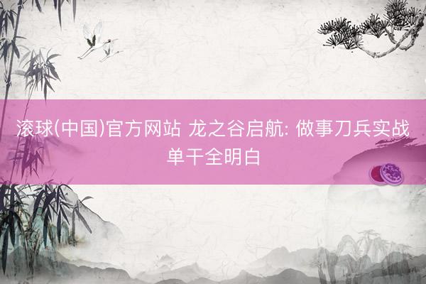 滚球(中国)官方网站 龙之谷启航: 做事刀兵实战单干全明白
