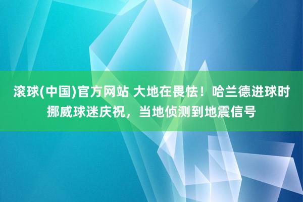 滚球(中国)官方网站 大地在畏怯！哈兰德进球时挪威球迷庆祝，当地侦测到地震信号